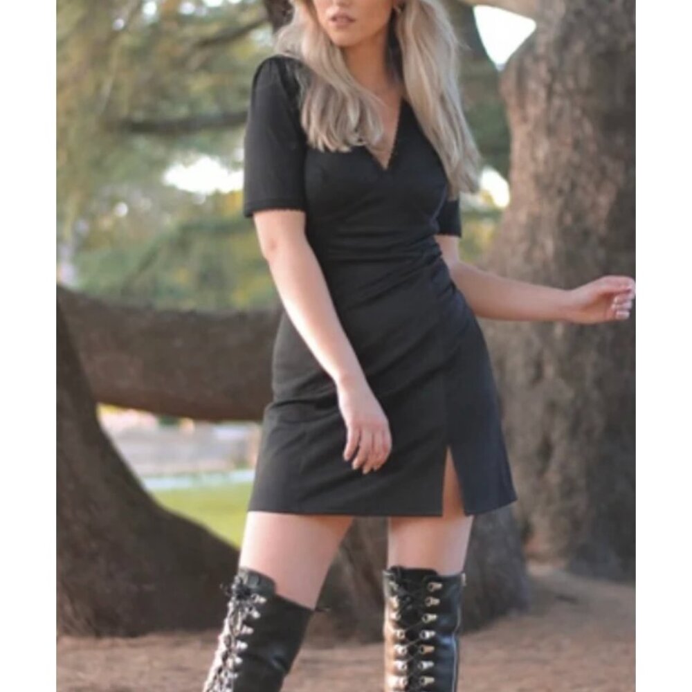 Collectif Elegant Black Mini Dress